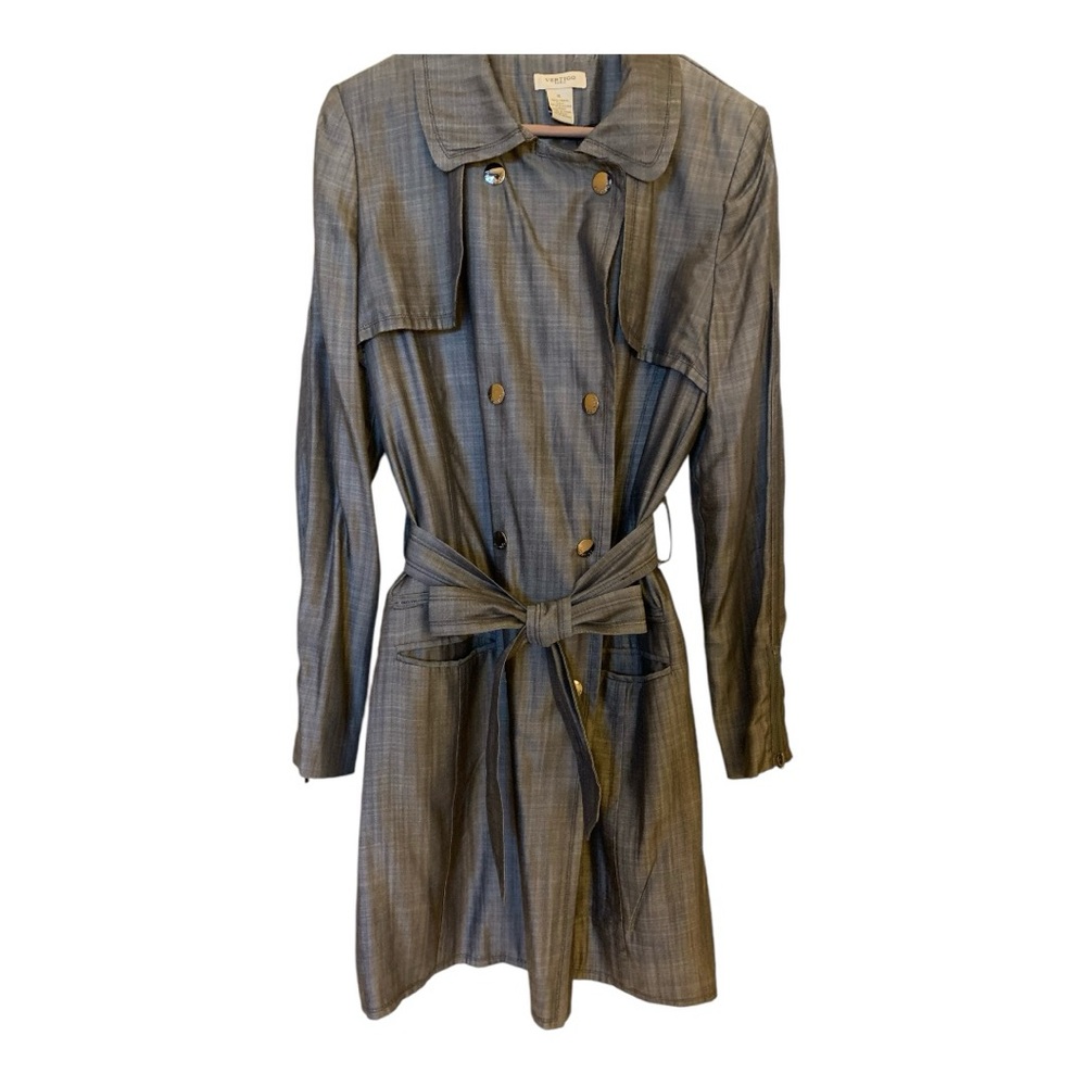 Gray Trench Coat - image 3